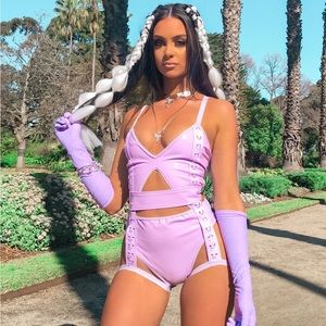 LILAC DREAMS BODYSUIT COCO FIELDS BOUTIQUE BRAND NEW
